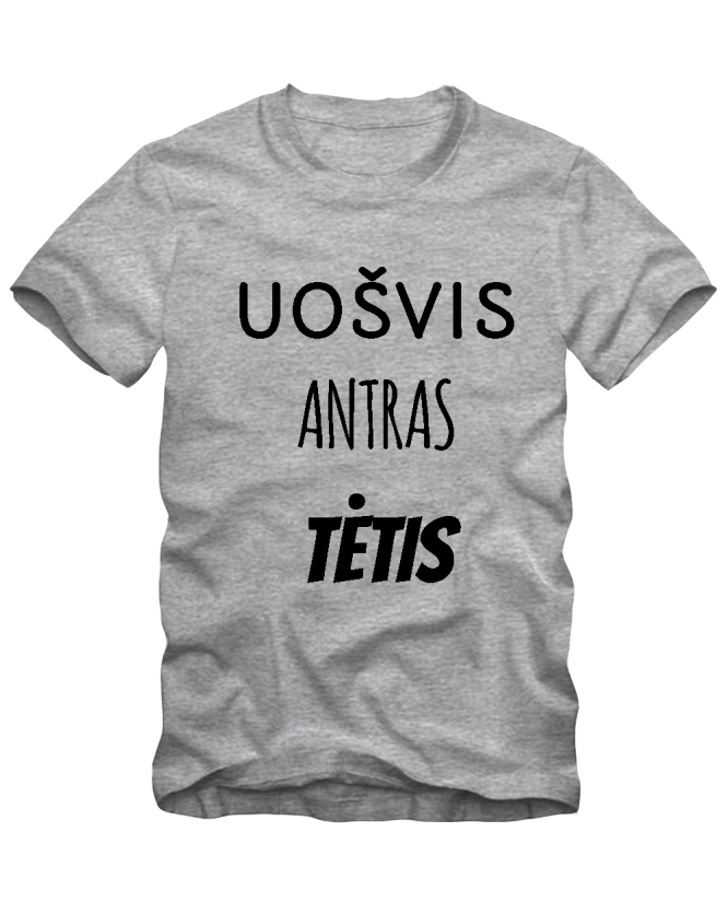 Marškinėliai Uošvis antras tėtis Marškinėliai Uošvis antras tėtis